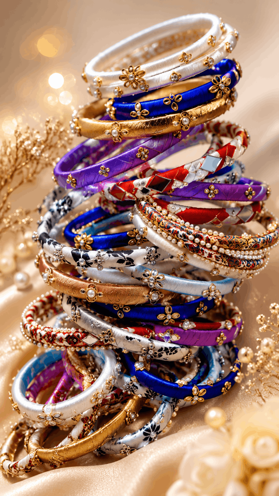Handmade bangles by Veloura